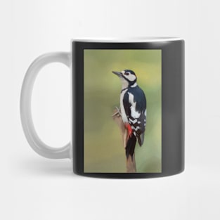 Woodpecker On A Branch Mug